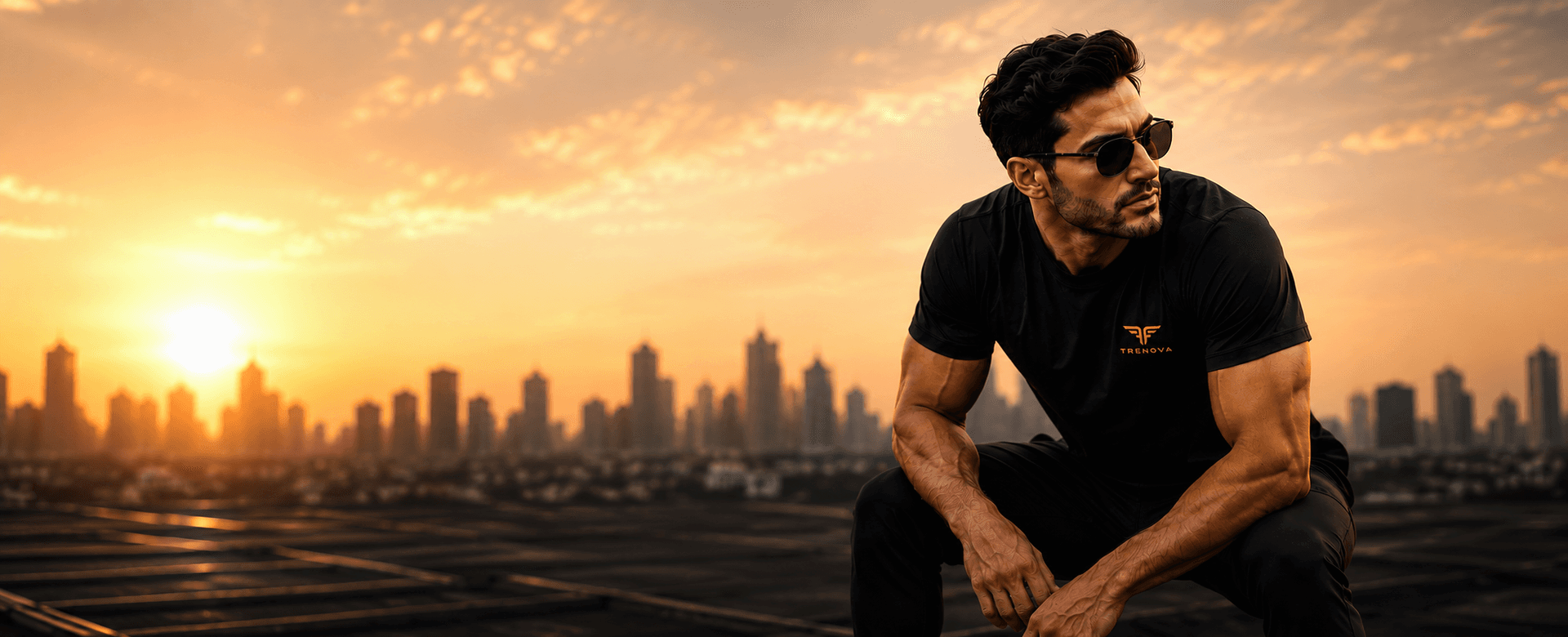 Trenova men's premium fashion and activewear lifestyle